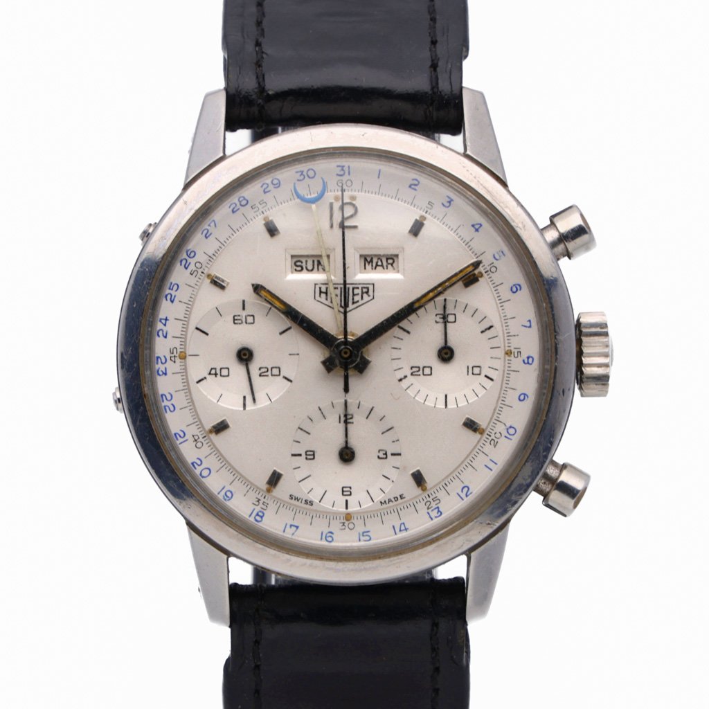 Heuer Carrera Triple Calendar at Sonning Vintage Watches