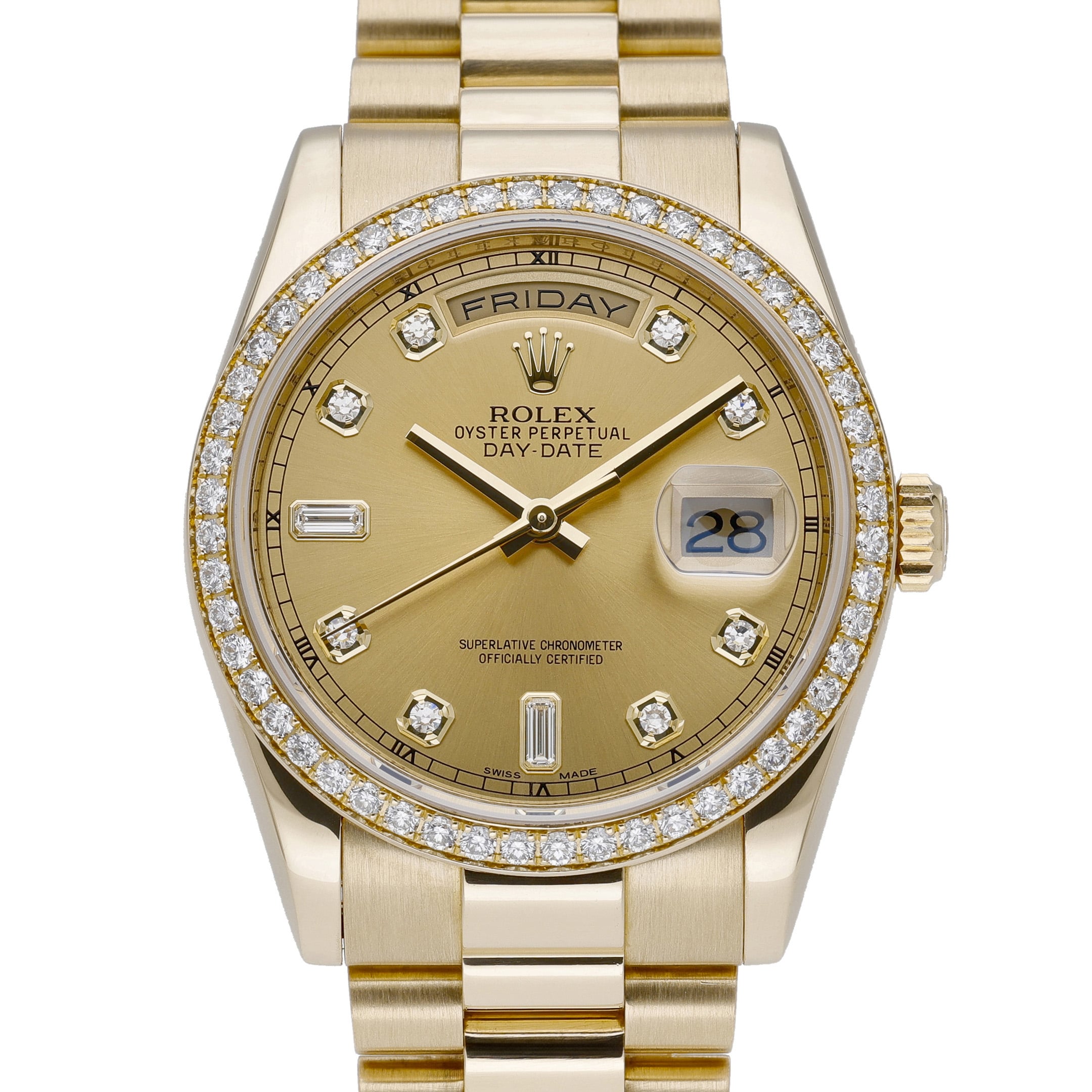 Rolex Day-Date 36 118348 Champagne Dial at Sonning Vintage Watches