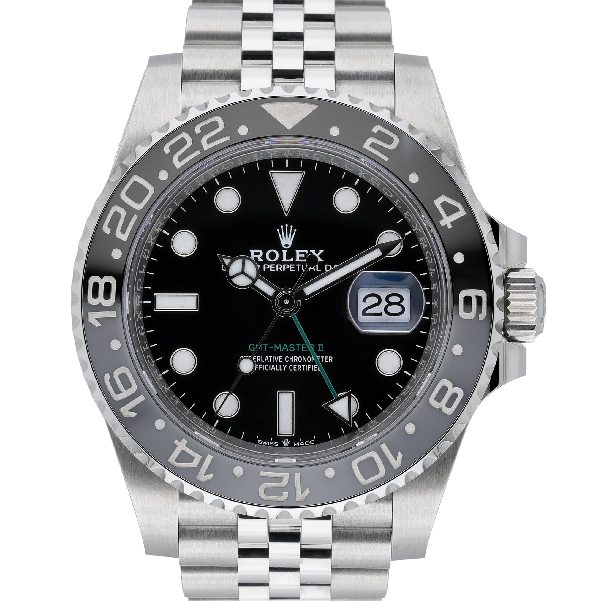 Rolex Gmt Master II 126710GRNR Black Dial at Sonning Vintage Watches