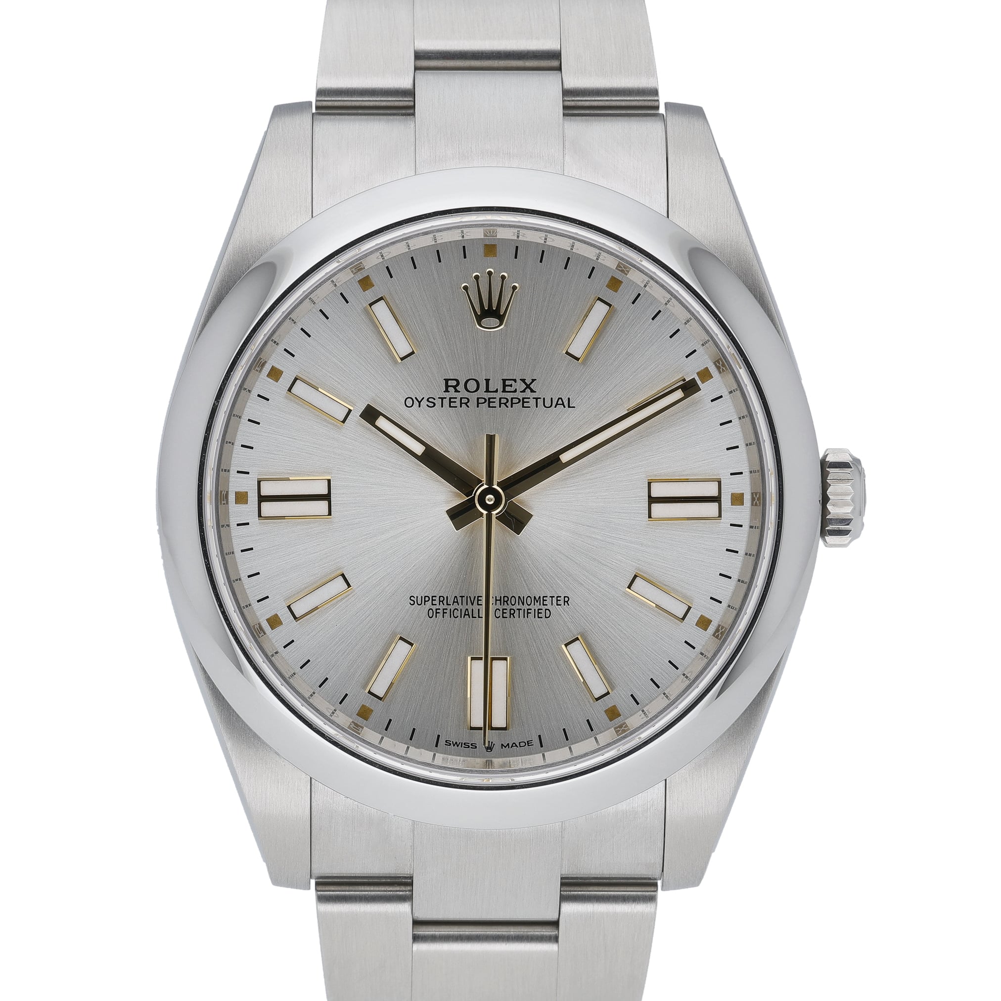 Rolex Oyster Perpetual 41 124300 Silver Dial at Sonning Vintage Watches