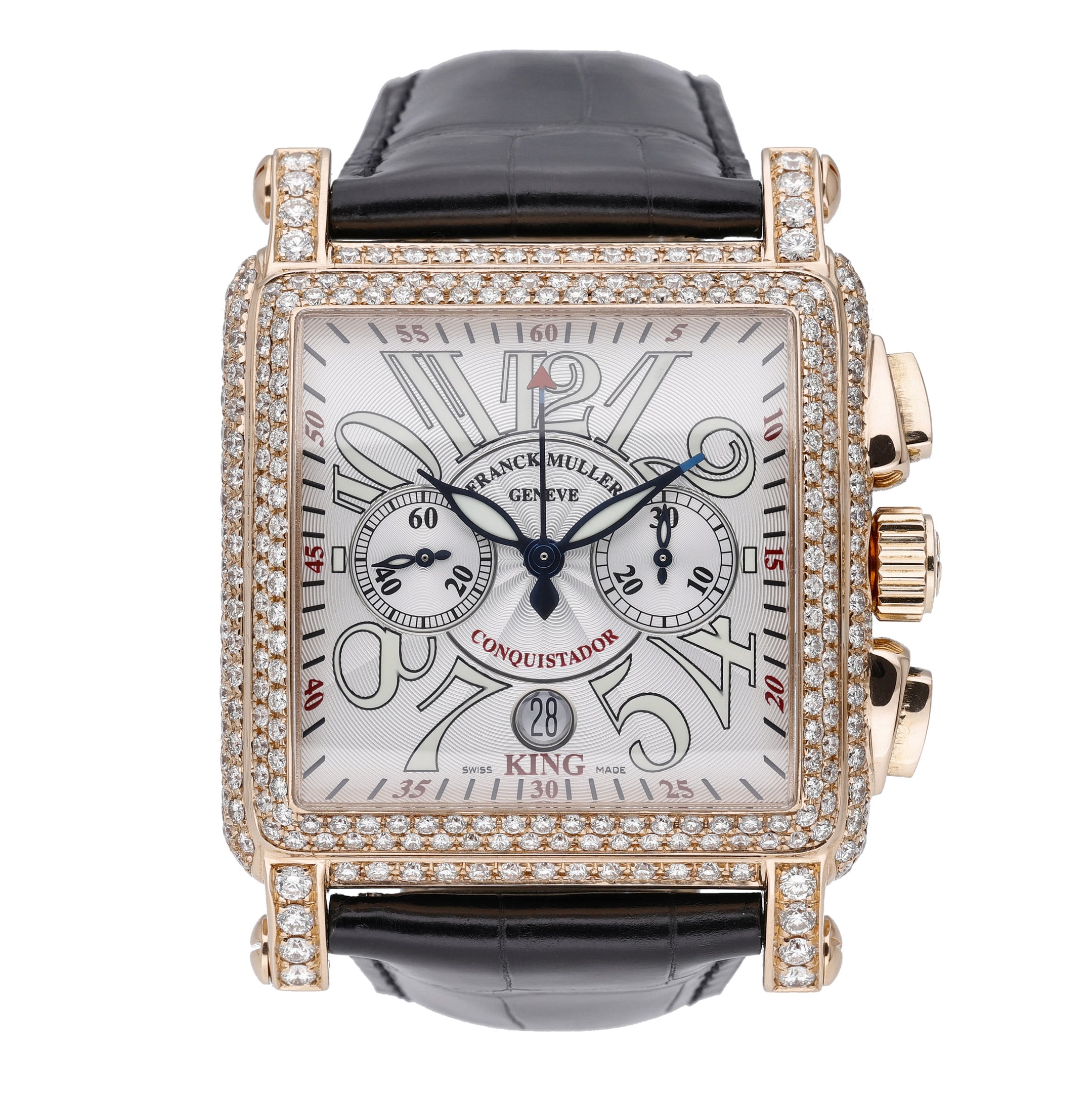 Mouvement Et Cadran Franck Muller Conquistador Cortez - Mécanique Automatique, Or 5N, Occasion