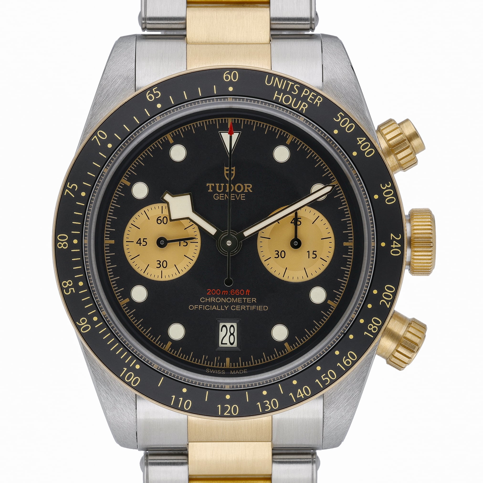 Tudor Black Bay Chrono 79363N Black Dial at Sonning Vintage Watches
