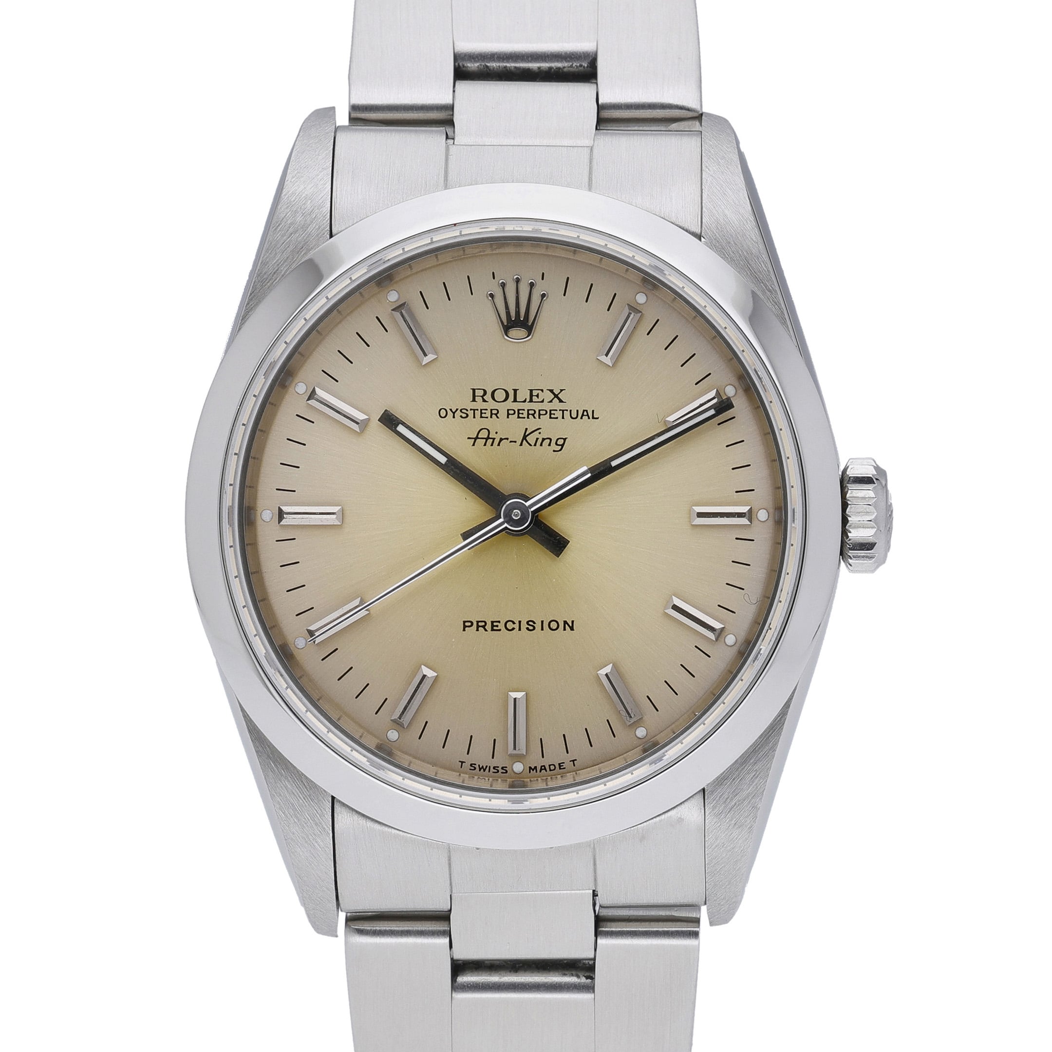 Rolex Air-King 14000 Silver Dial at Sonning Vintage Watches