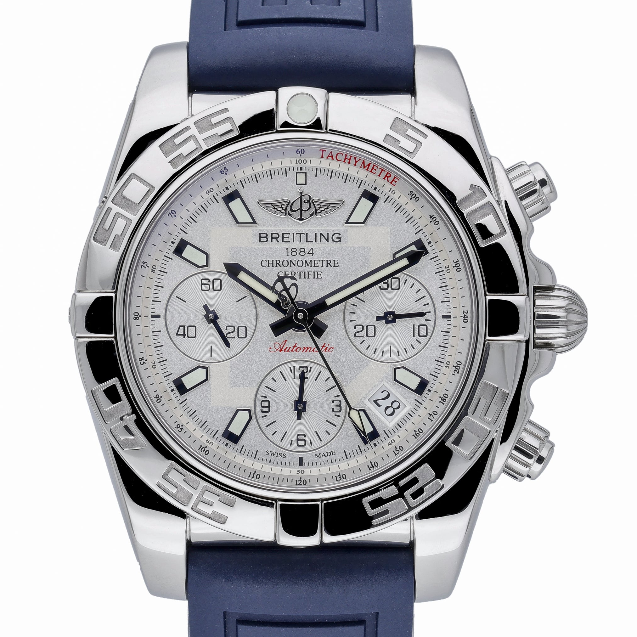 Breitling Chronomat 41 AB014012 Silver Dial at Sonning Vintage Watches