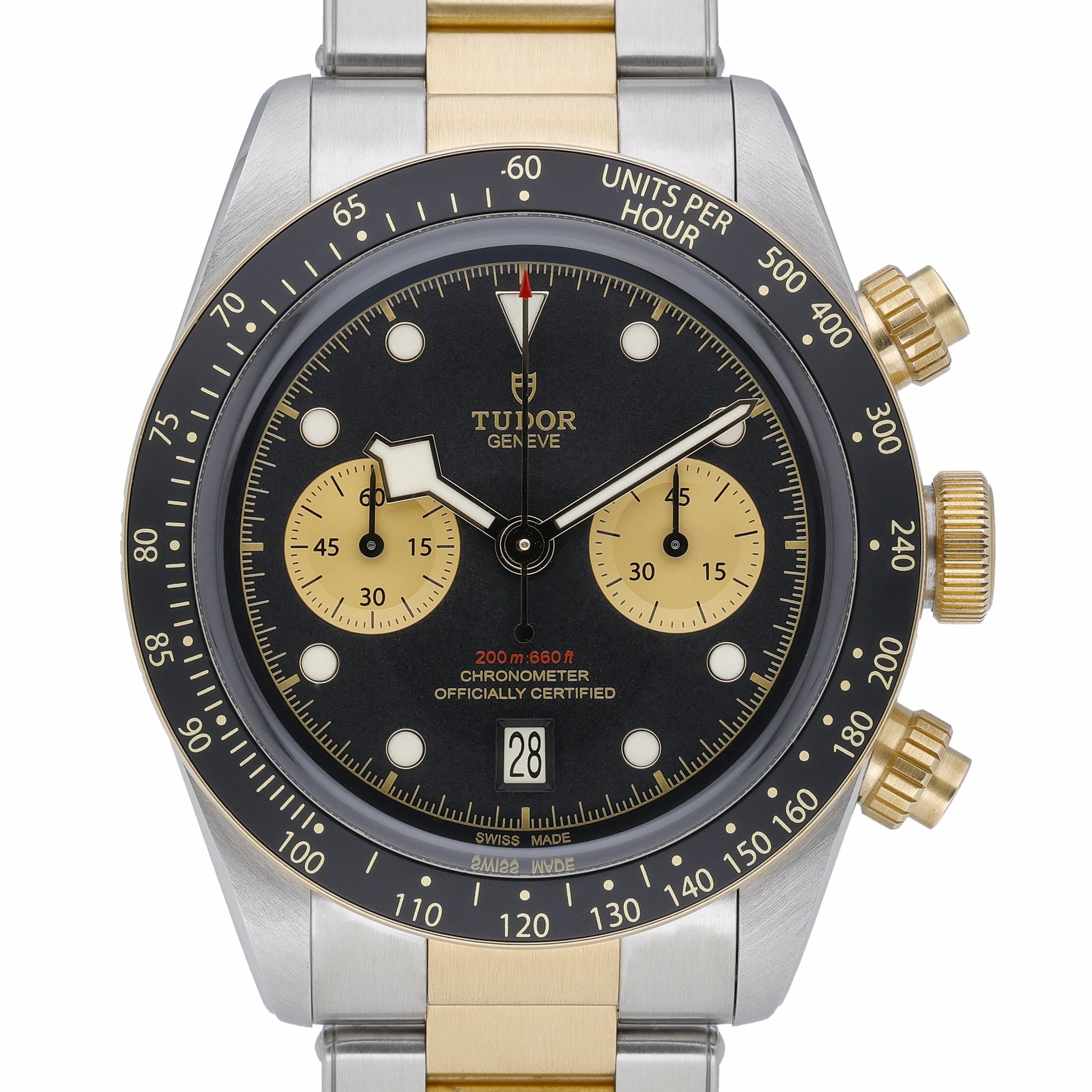Tudor Black Bay Chrono 79363N Black Dial at Sonning Vintage Watches