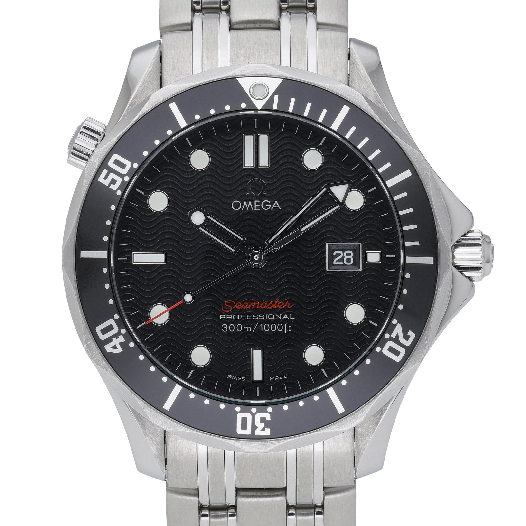 Omega Seamaster 300 M 196 1507 Black Dial at Sonning Vintage Watches