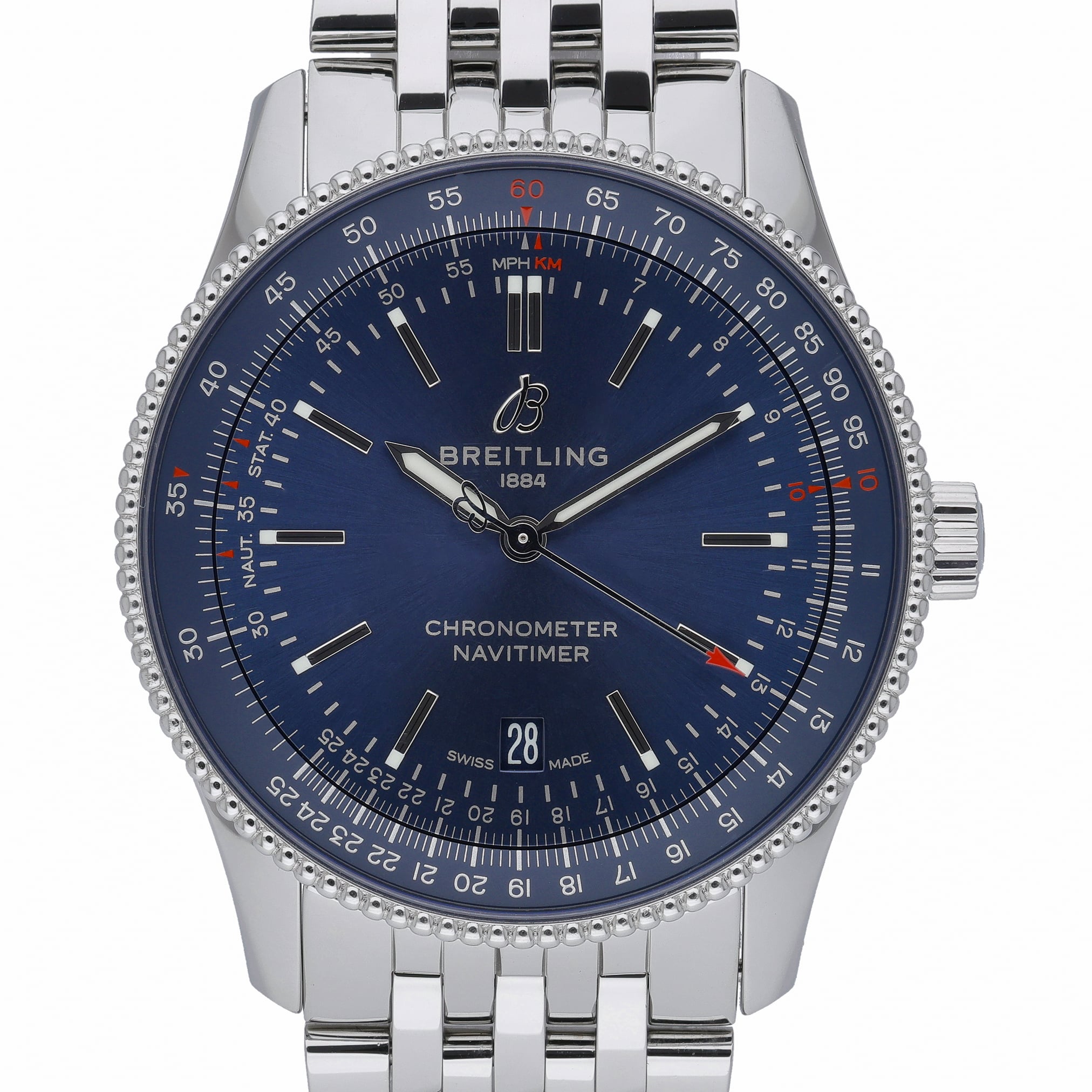 Breitling Navitimer A17326 Blue Dial at Sonning Vintage Watches