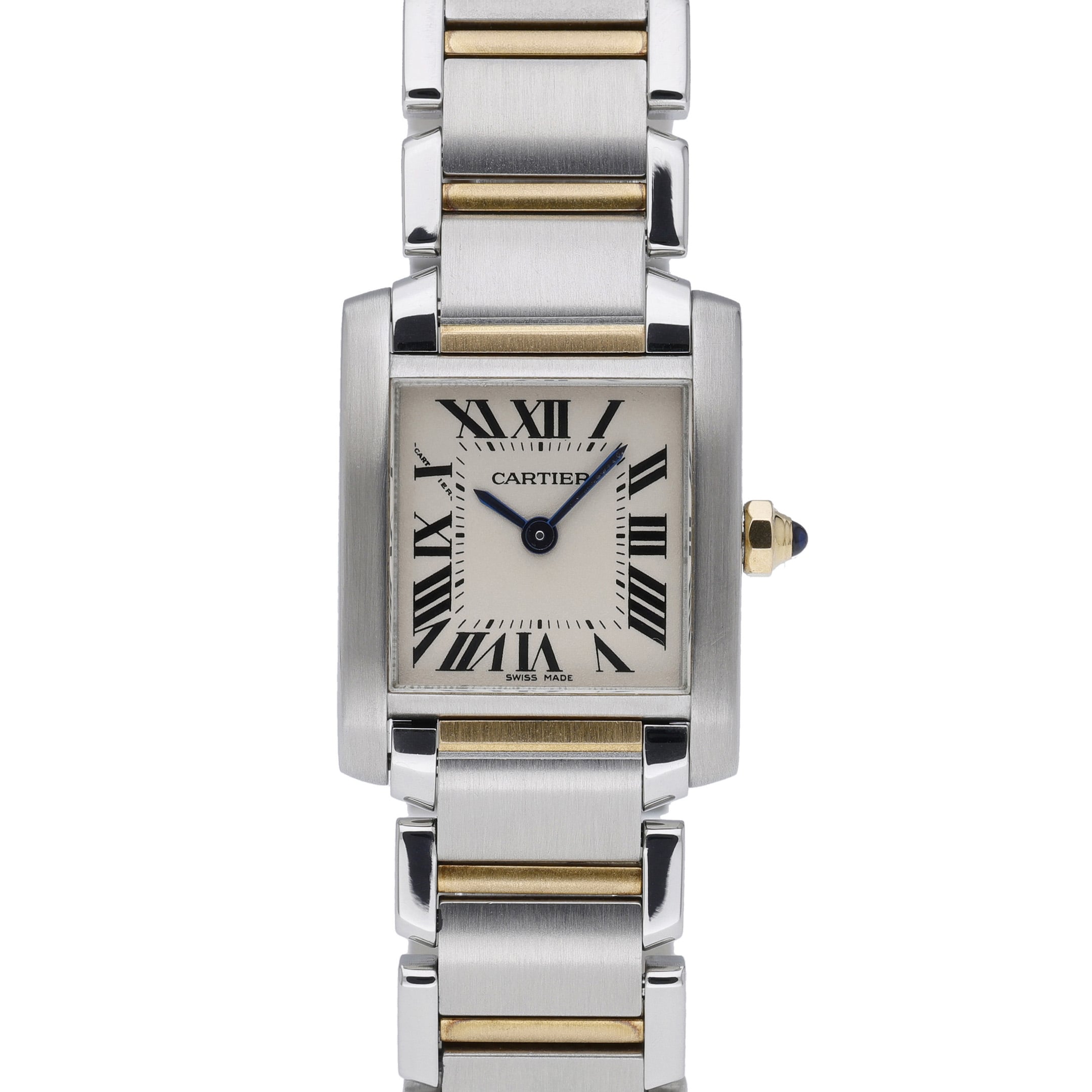 Cartier Tank Francaise 2384 White Dial at Sonning Vintage Watches