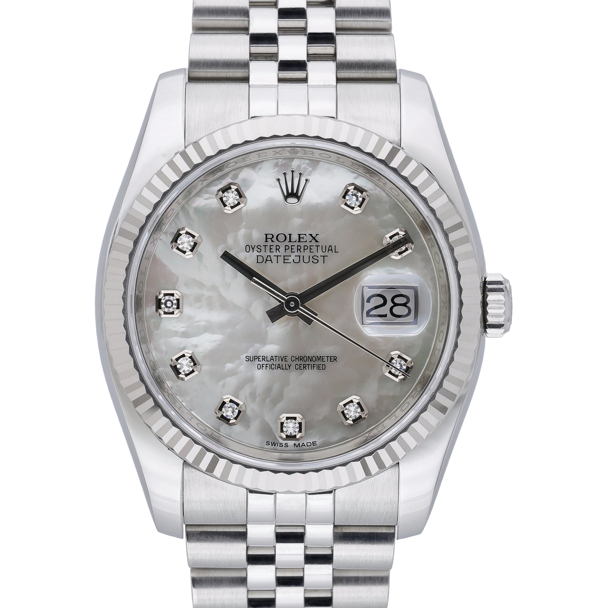Rolex Datejust 116234 Mother of Pearl Dial at Sonning Vintage Watches