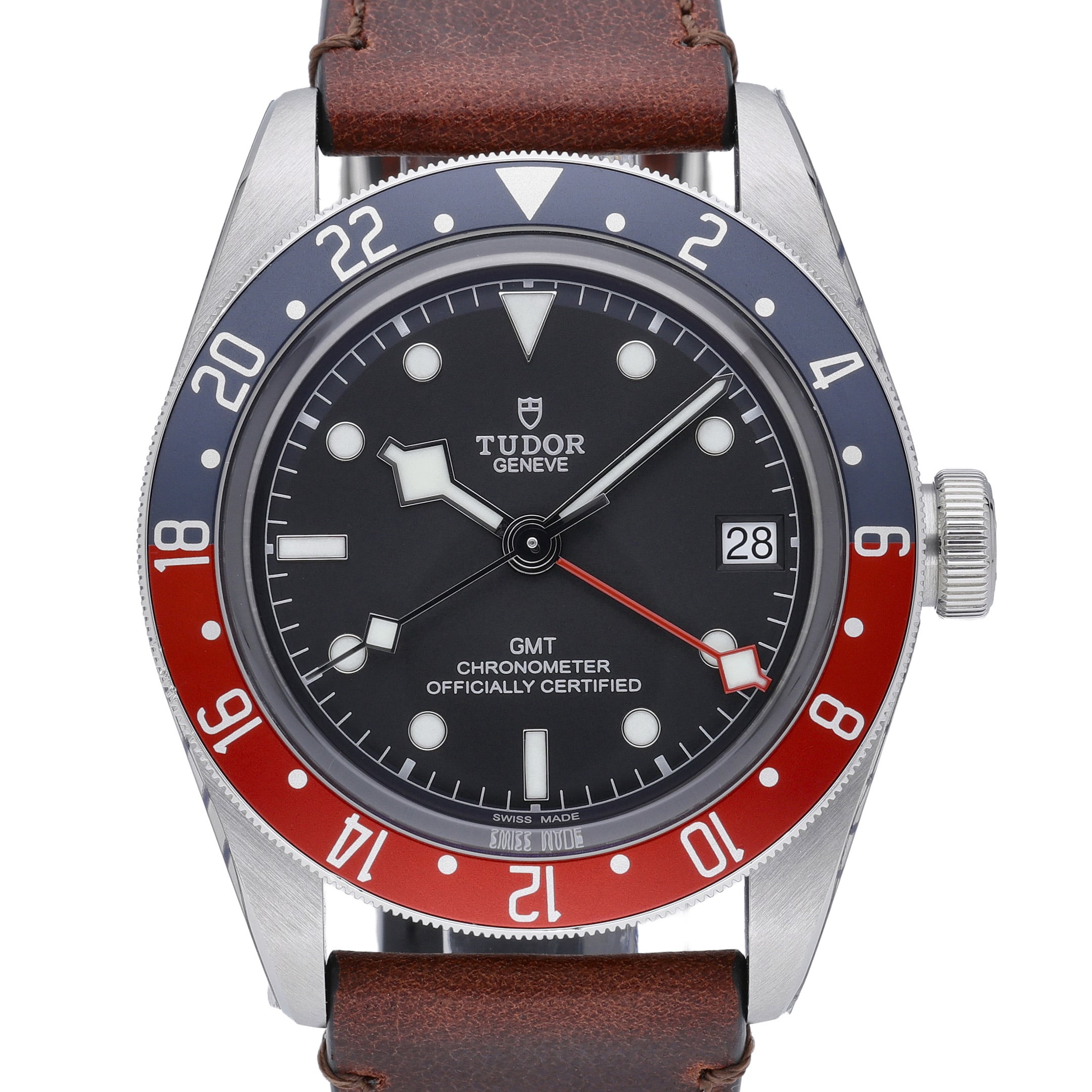 Tudor Black Bay Gmt 79830RB Black Dial at Sonning Vintage Watches