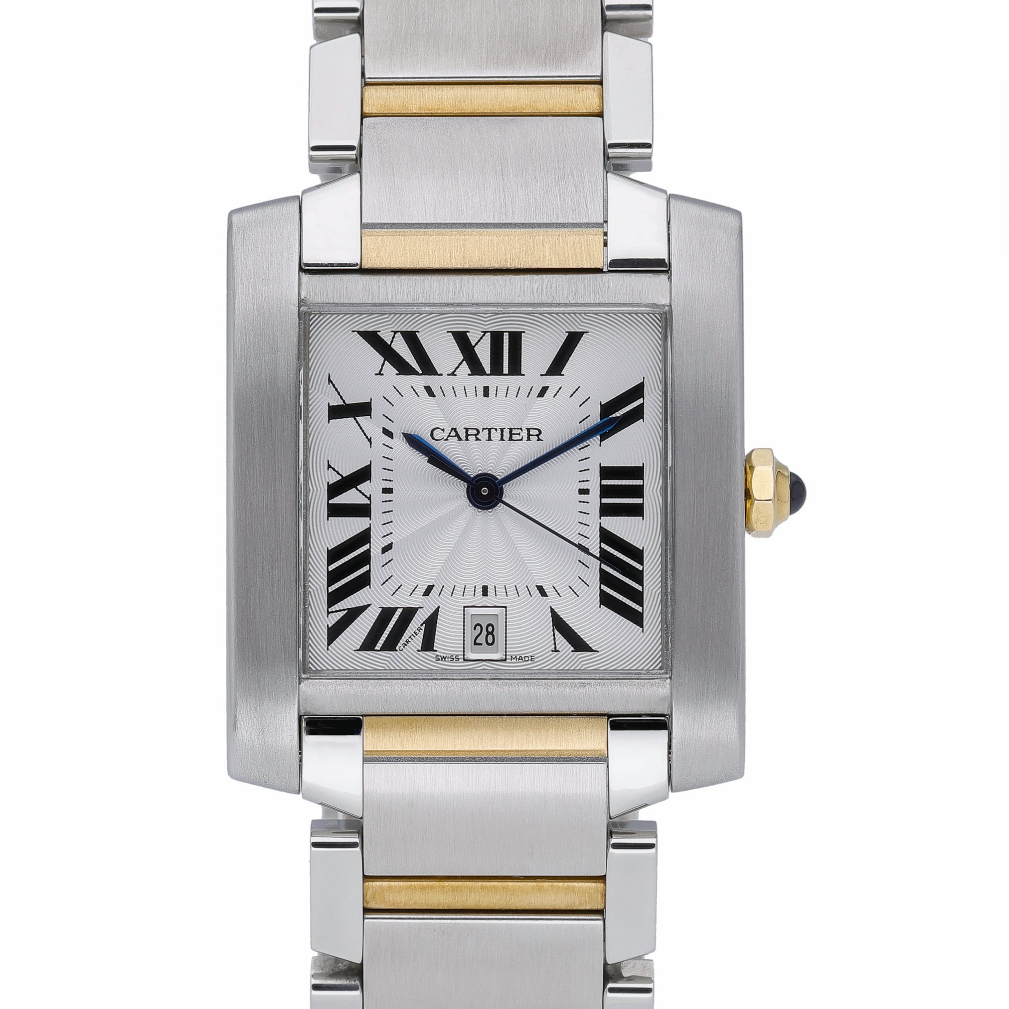 Cartier Tank Francaise 2302 White Dial at Sonning Vintage Watches