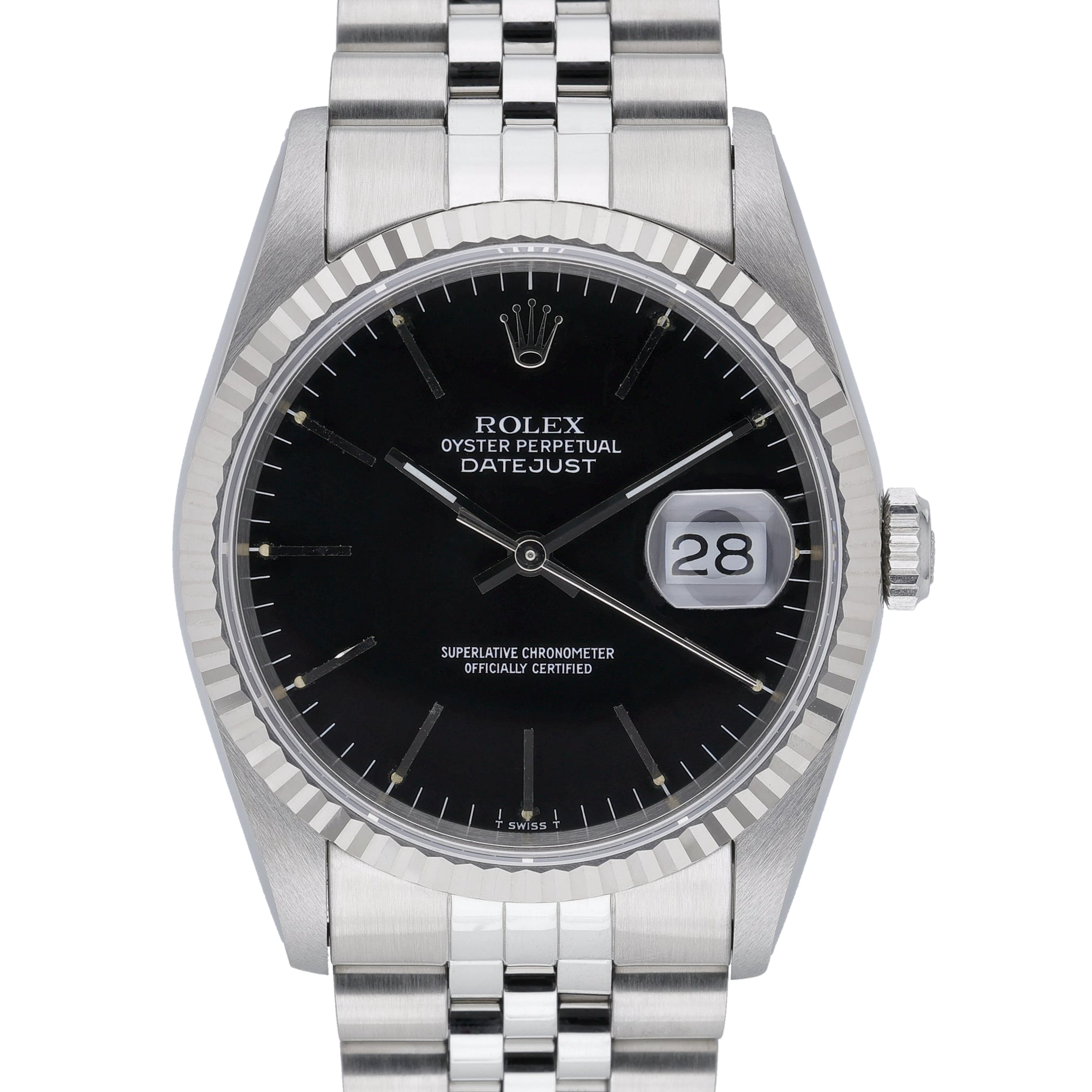 Rolex Datejust 16234 Black Dial at Sonning Vintage Watches